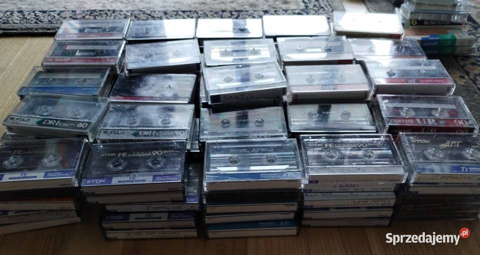 Kasety magnetofonowe markowe używane pakiet 220 kaseta sprzedam