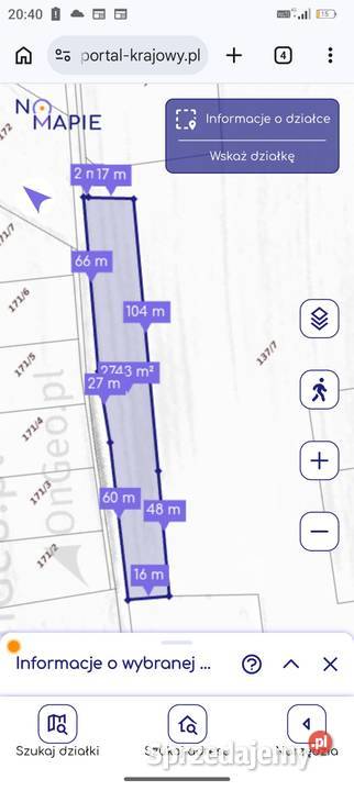 Działka pod zabudowę 2743m2 Nowogrodziec