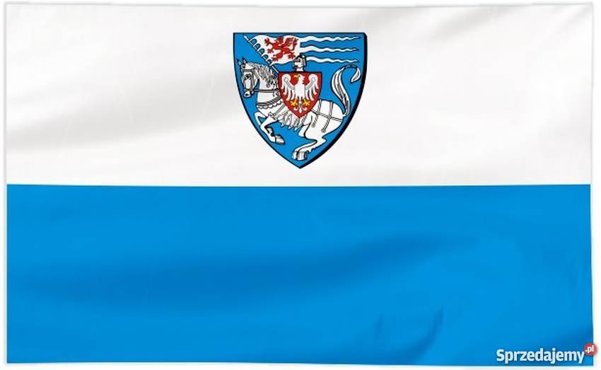 FLAGA KOSZALINA Z HERBEM 300x150
