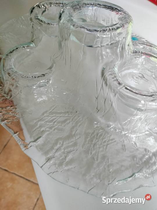 Świecznik patera lawa rzeźba Meri Lasi Choszczno sprzedam