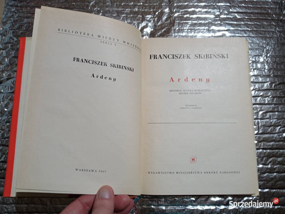 ArdenyFranciszek Skibiński1967rz mapami nowa Świdnik