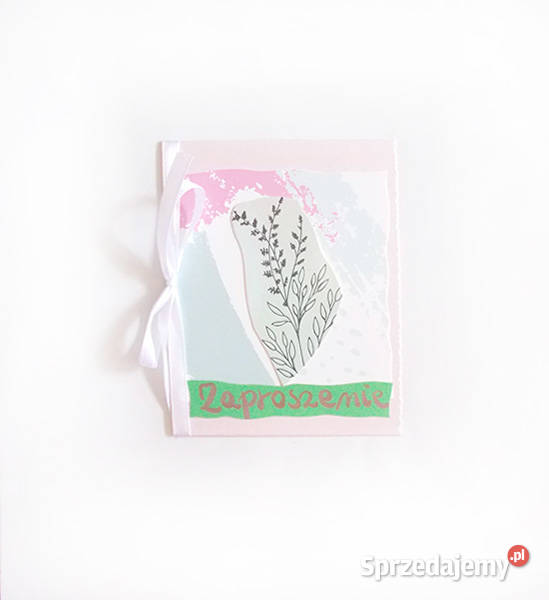 pastelowe zaproszenia ogólne zaproszenia na Rzeszów