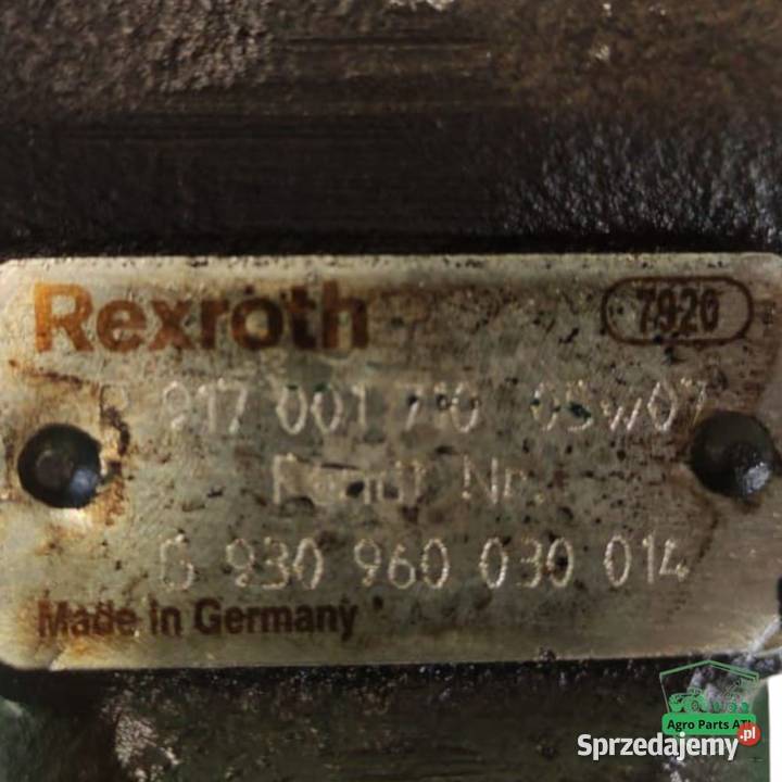 Sekcja rozdzielacza EHR Fendt 930 Vario Rexroth Ciechanowiec