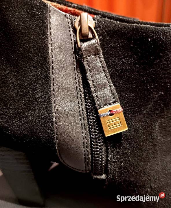 Skórzane botki Tommy Hilfiger Opole sprzedam
