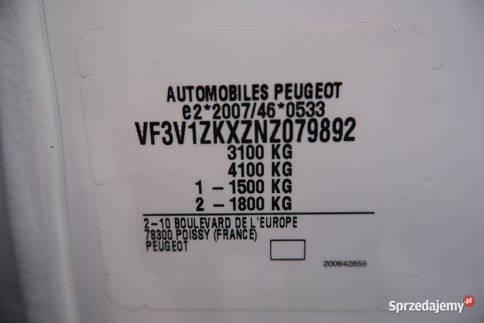 PEUGEOT EEXPERT 2022 EE 136 13361km Warszawa