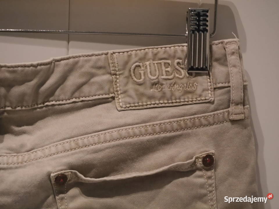 Guess świetne spodnie biodrówki 36 S Rozmiar 36(S) Spodnie Wrocław