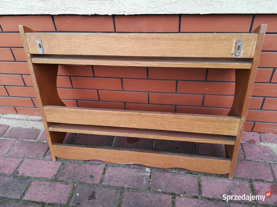 Półka wisząca dębowa stylowa regał półki Warszawa
