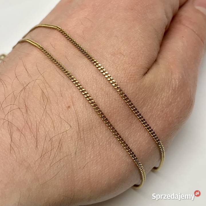 Złoty ŁAŃCUSZEK damsk 18K PANCERKA UnoAErre mazowieckie