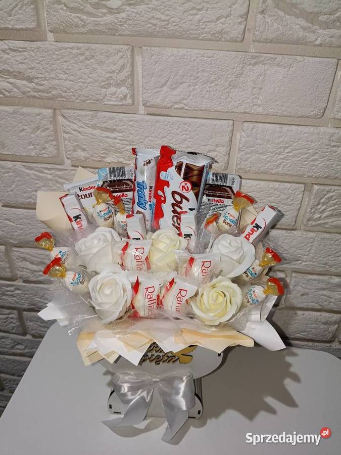 Prezent na Komunię Słodki bukiet na komunię Konin