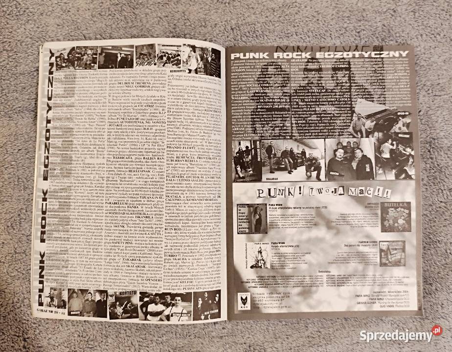 Garaż 20 2003 Fanzine punk oi hc reggae ska Rybnik