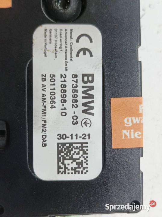 WZMACNIACZ MODUŁ ANTENY STEROWNIK 873598203 Bmw sprzedam