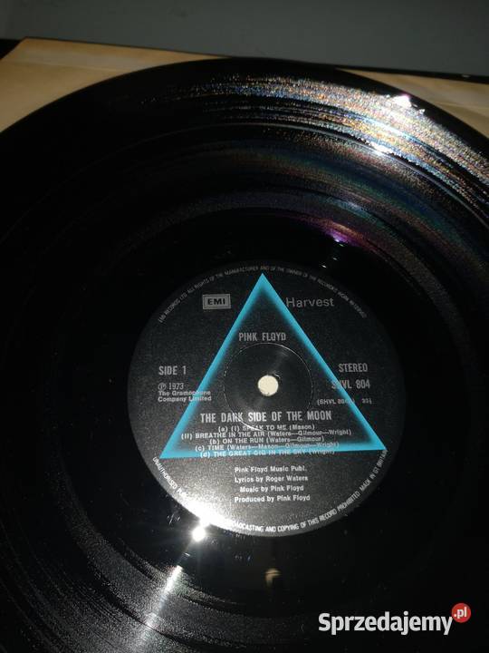 Pink Floyd Dark Side Of The Moon Uk 5th issue płyta winylowa łódzkie