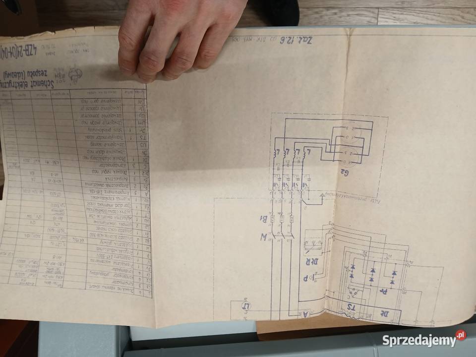DTR agregatu PAB4 1973r oryginał Pozostałe zachodniopomorskie Szczecinek