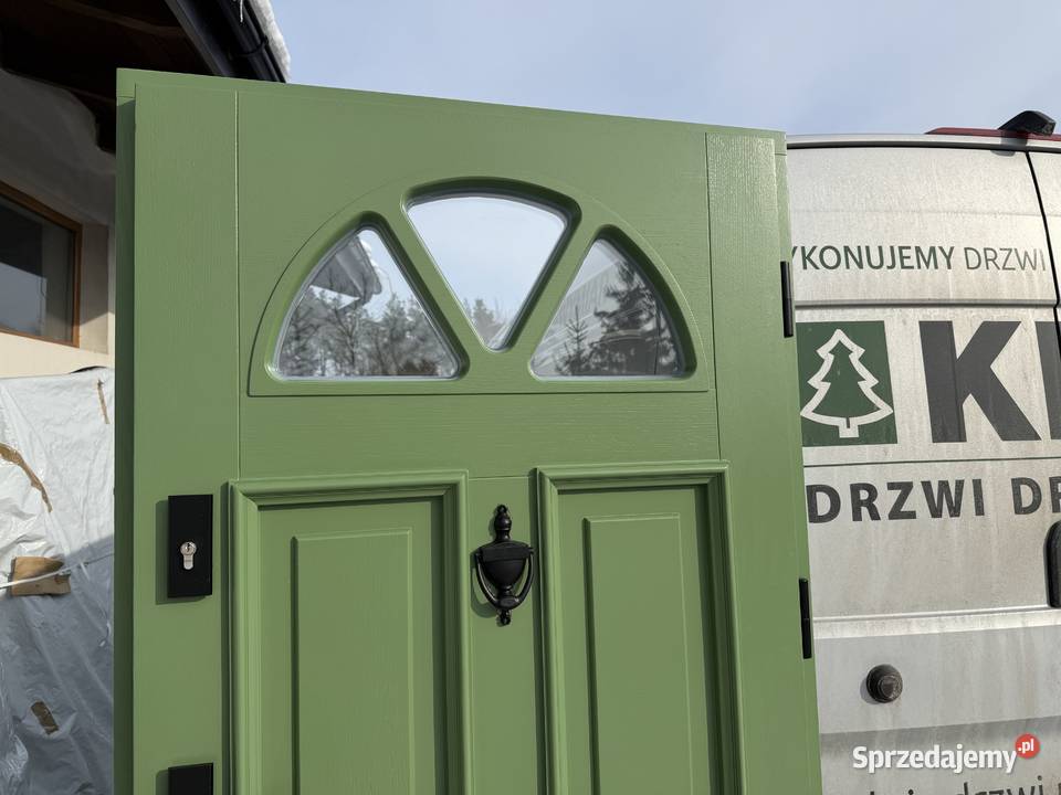 Drzwi zewnętrzne drewniane RĘKI Angielskie lubuskie Zielona Góra