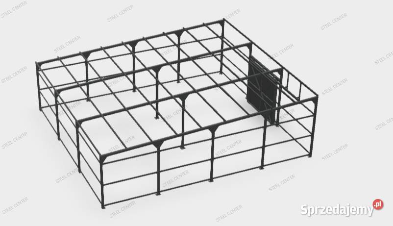Konstrukcja hali magazynowej 8x10 m hala garaż Wola Krakowiańska