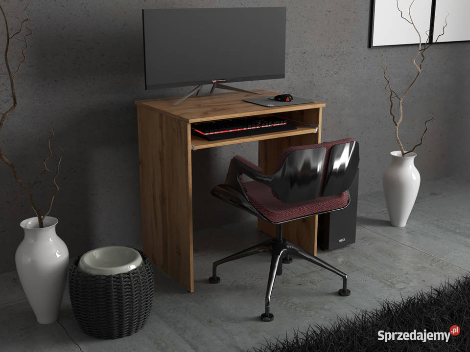 Biurko Drewniane Dąb Wotan 68 Komputerowe 51cm Elbląg