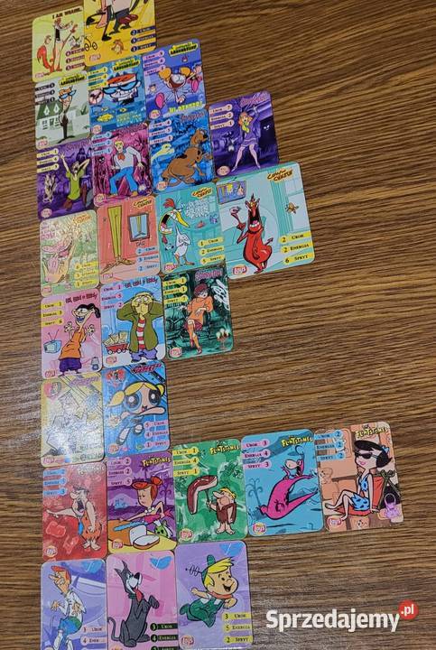 Karty kolekcjonerskie Lays cartoon network laya Lublin
