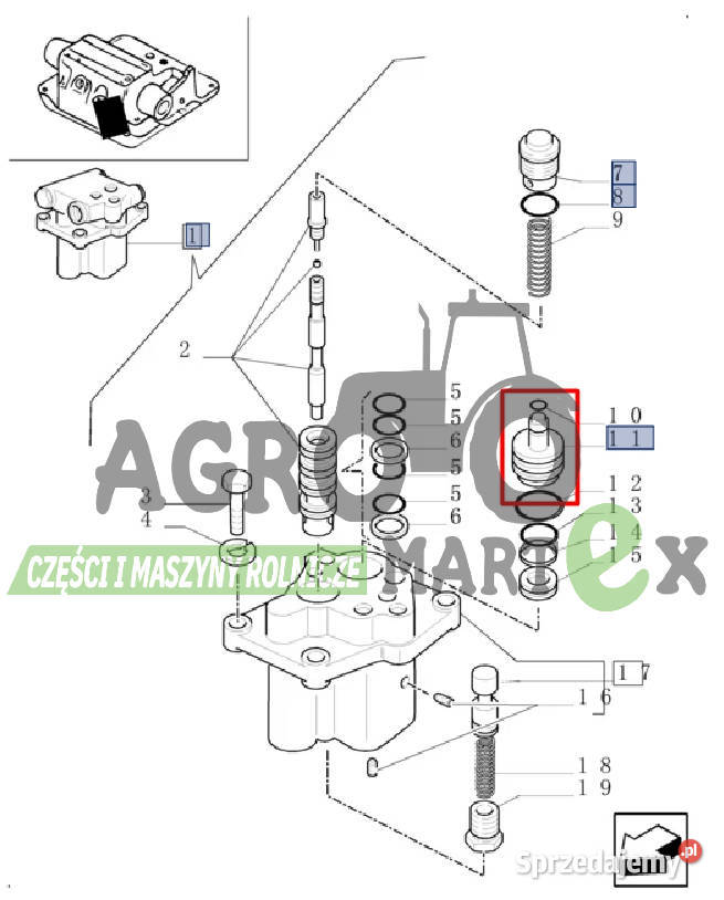 5150766 JEDNOSTKA STERUJĄCA CNH dolnośląskie Wichrów sprzedam
