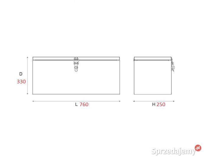 Skrzynia narzędziowa aluminiowa Daken B76 łódzkie