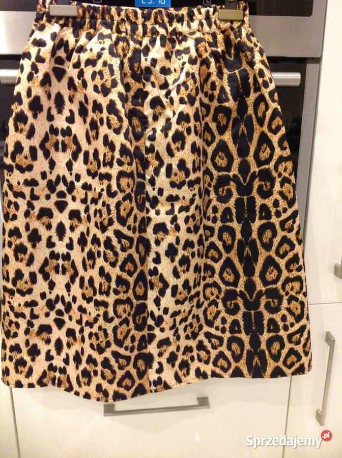 Spódnica Damska SM Panterka Zwierzęcy Print Nowa Sól