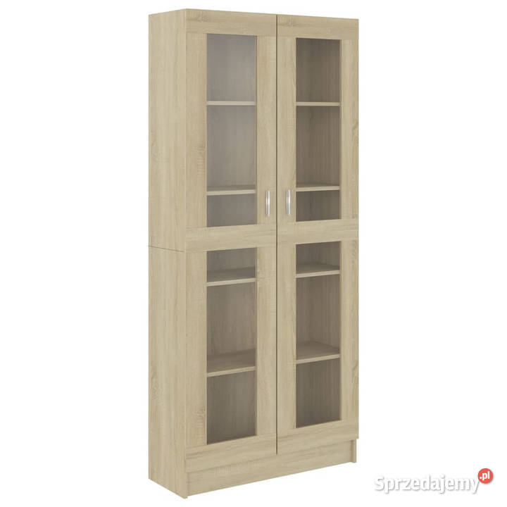 Witryna dąb sonoma 825x305x1855 materiał Warszawa