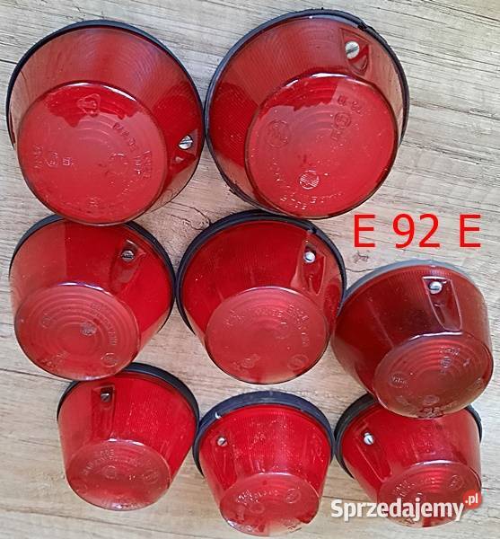 Lampa lampy pozycyjne czerwone klosz E 92E E93D Ostrów Wielkopolski