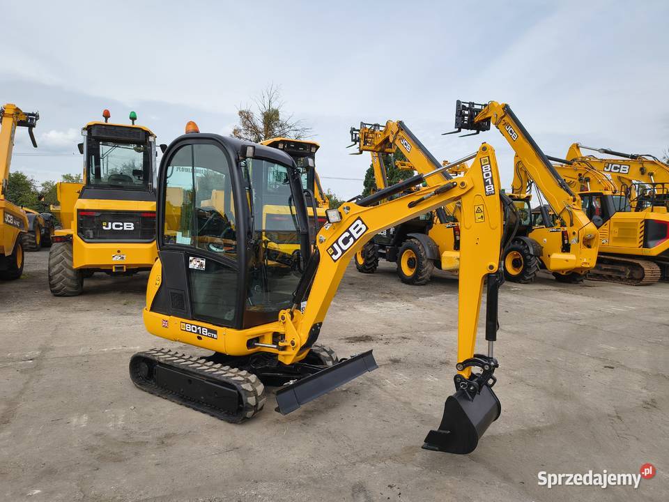 MINIKOPARKA GASIENICOWA 18 TONY JCB 8018 CAT pełny VAT wielkopolskie Krotoszyn