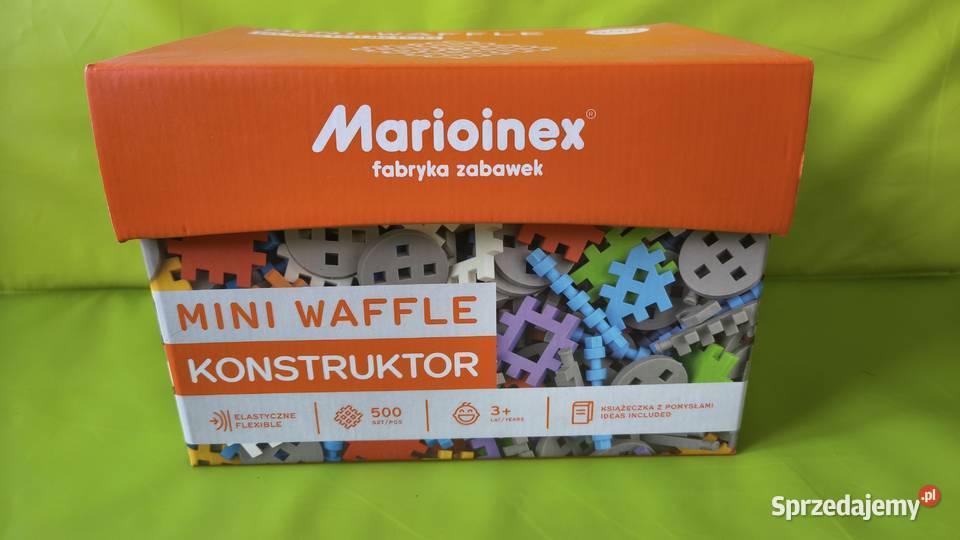 Mini Waffle Marioinex 500 sztuk Konstruktor 7 lat+ Zduny