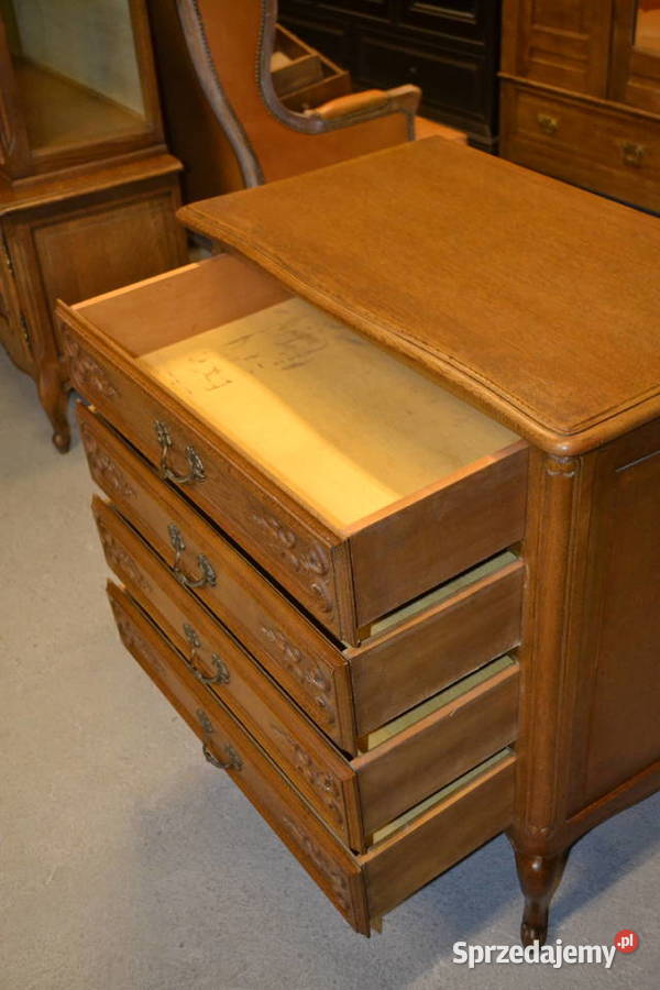 komoda ludwikowska dąb Meble śląskie Będzin