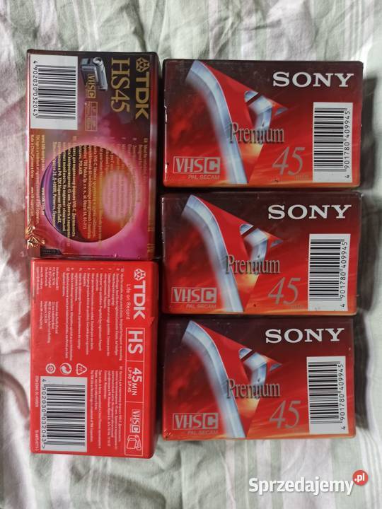 Kaseta do kamery HS45 TDK SONY nowa folia Bytom