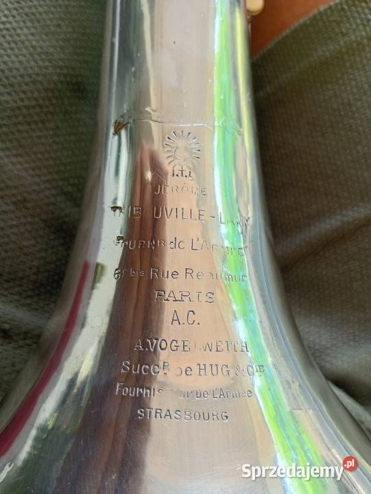 Zabytkowy flugelhorn Strumień