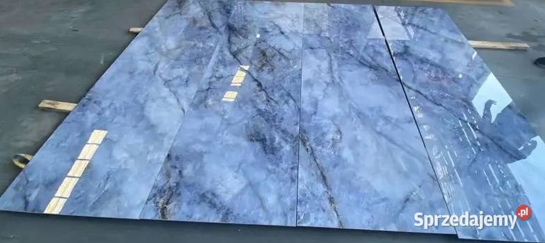 Niebieski gres polerowany 120x60 MARMUR BLUE Łask
