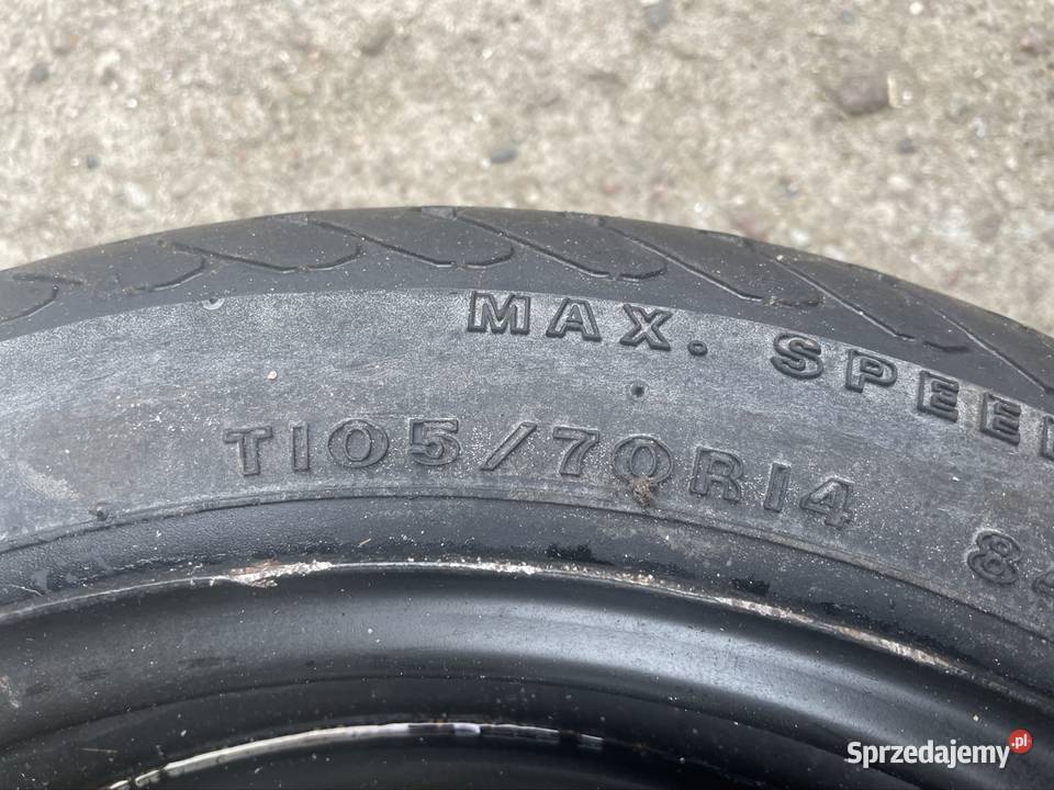Koło dojazdowe zapasowe 14 4100 Nissan Micra k12 Szczecin