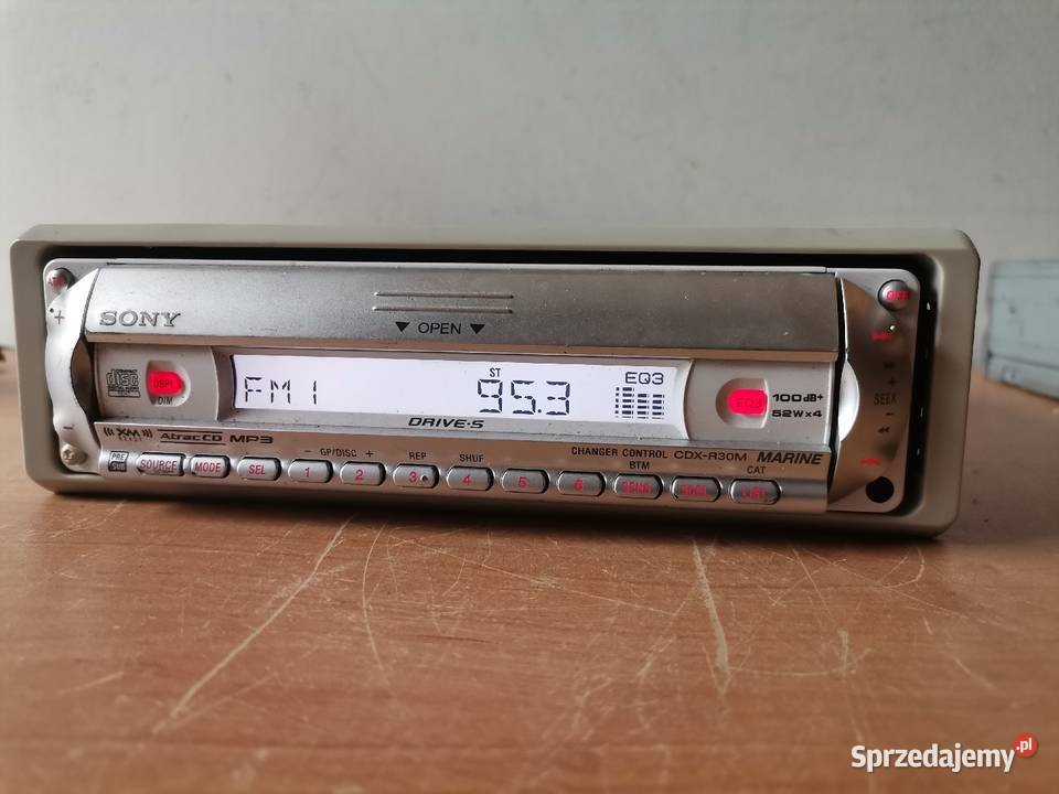 Radia samochodowe Alpine MDA7755R Sony marine Radioodtwarzacze dolnośląskie Złoty Stok