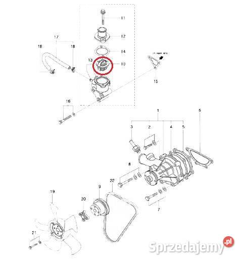 Termostat LS XJ R28i R38i i28 i36 40453605 Tajęcina sprzedam