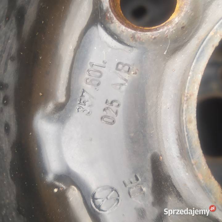 4 Felga stalowa VW Skoda Audi OE 357601025 AB Poznań
