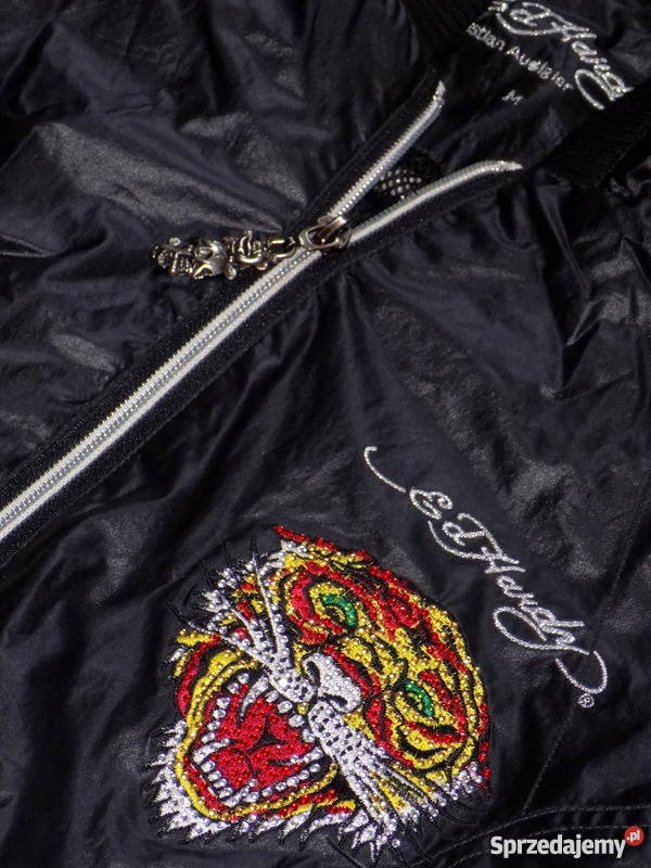 Kurtka Ed Hardy by Christian Audigier Nowa M czarny dolnośląskie sprzedam