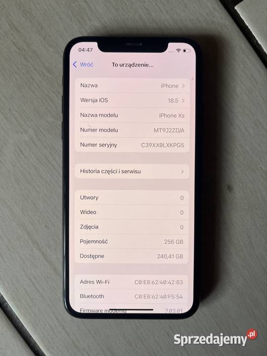 IPhone Xs 256GB Radomsko