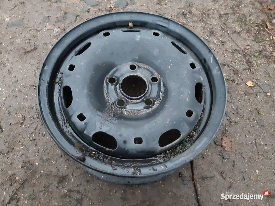 Fabia I Felga stalowa 14 5J ET35 5x100 z zapasu stalowe Mińsk Mazowiecki sprzedam