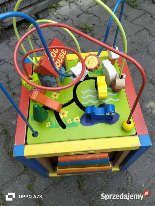 Edukacyjna kostka XXL Drewno  Lubin