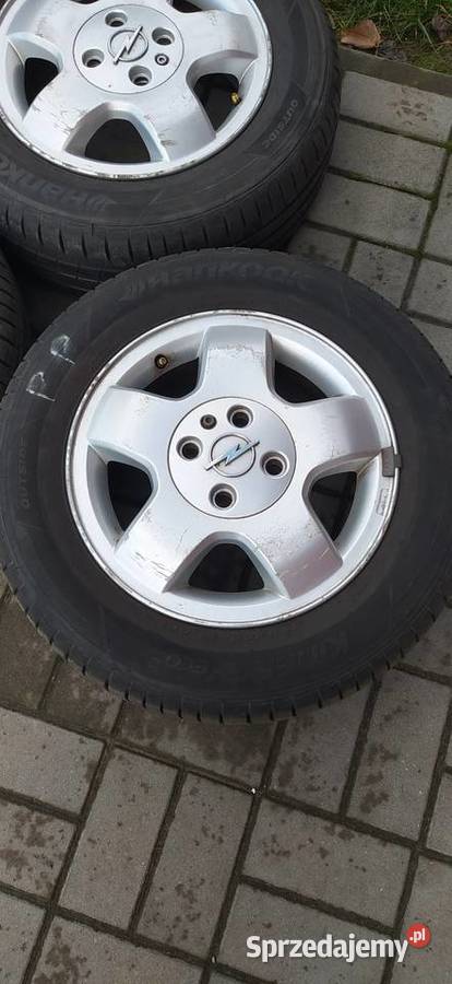 Alufelgi 4x100 opel corsa opony letnie 14 Kozienice sprzedam