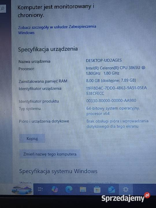 Thinkpad 13 Lenovo laptop Ruda Śląska sprzedam