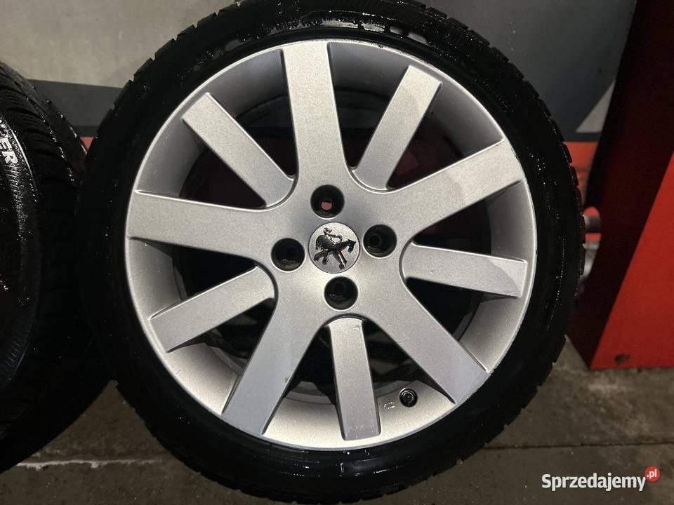 Sprzedam komplet kół felg peugeot gt 4x108 z