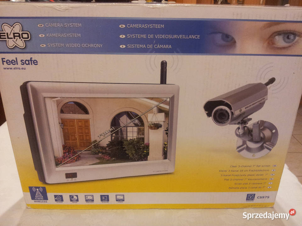 Monitor kolor LCD KAMERA Zestaw ELRO CS97S śląskie