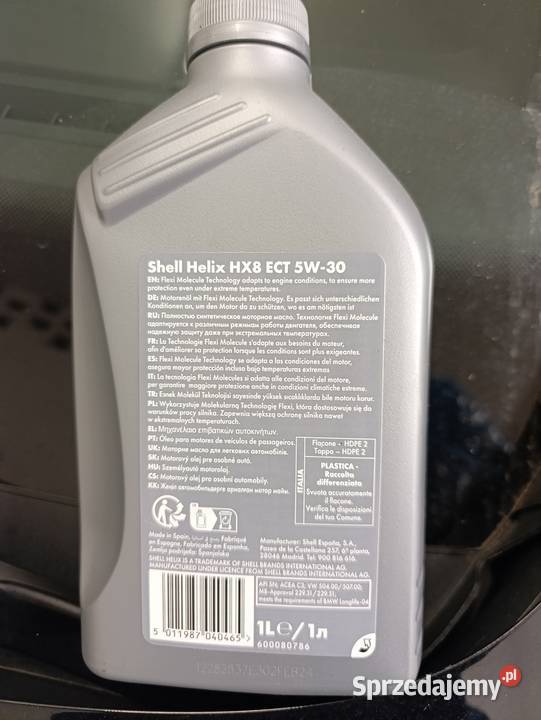 Olej Shell helix hx8 5w30 Long life 5w30
