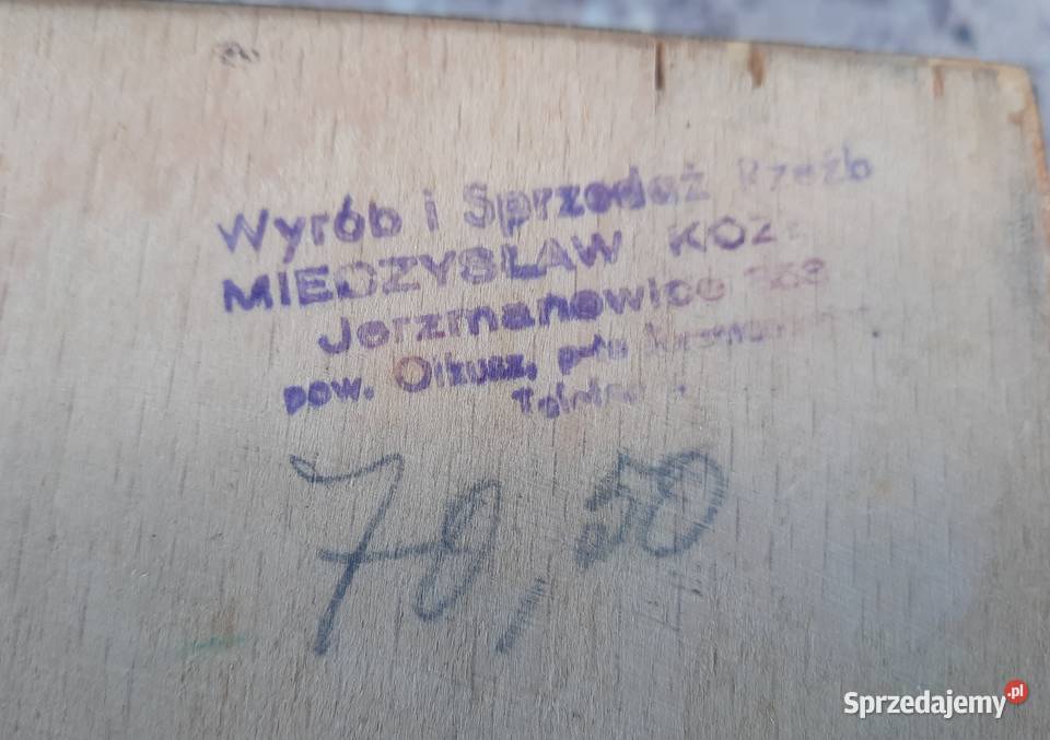 Stare puzderko szkatułka lusterko motyw góralski Dekoracje i ozdoby Tczew