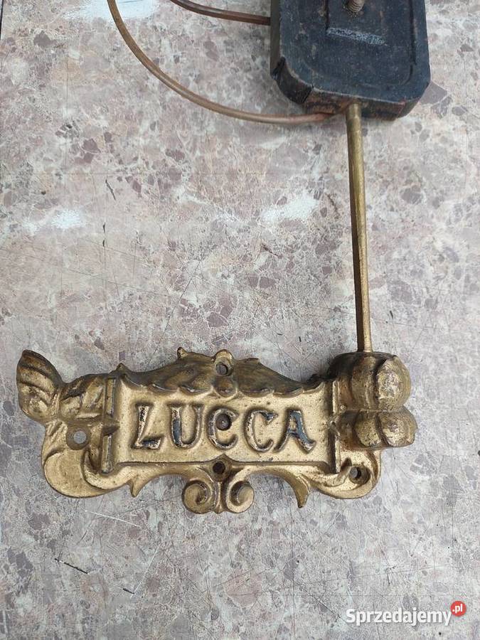 618 Gong spiralny starego zegara ściennego Lucca Antyki