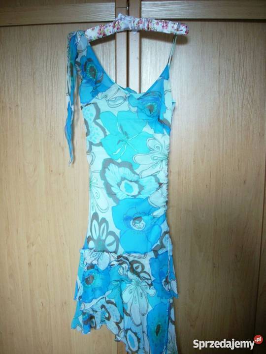 ZARA Jedwabna sukienka Falbanki 38 M małopolskie Nowy Sącz