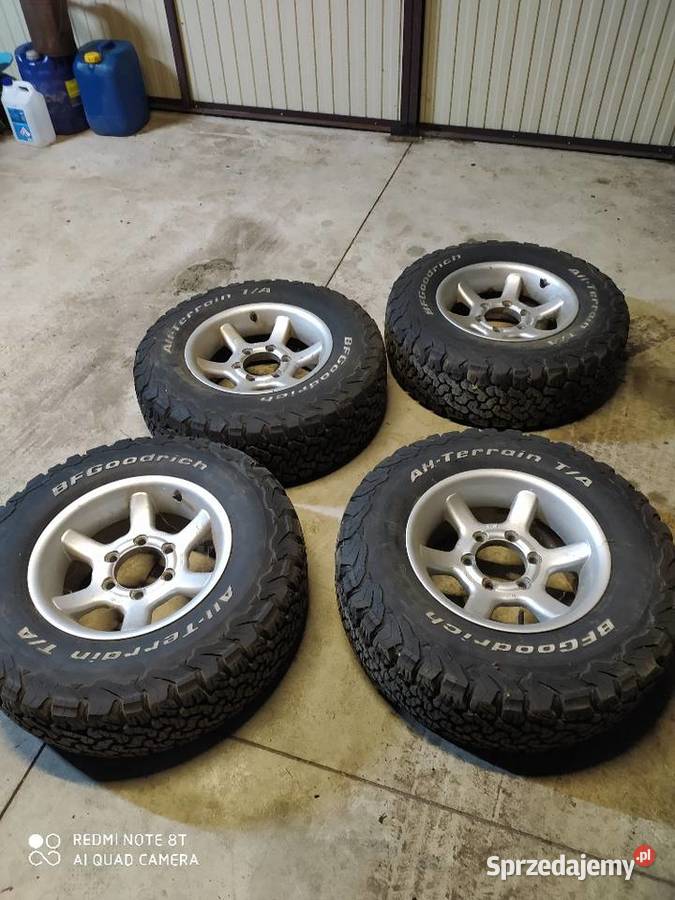 Koła 235 75 r15 all terrain Bfg Borbet 6x1397 Deszczno sprzedam