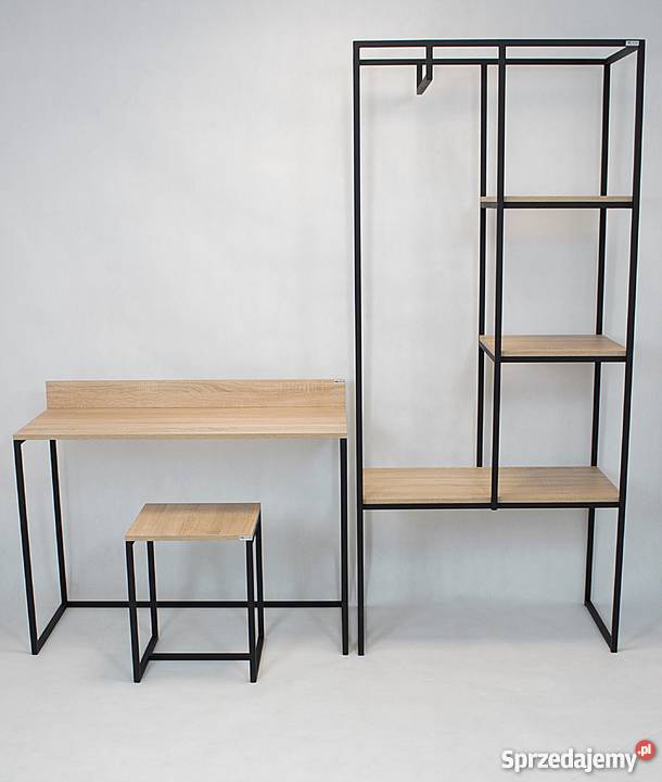 Szafaregał do garderoby metalpłyta laminowana 100cm lubuskie